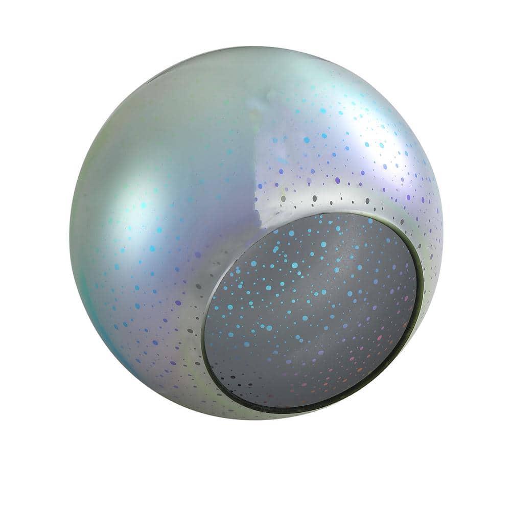 6.38 in. Multicolored Fireworks Glass Drum Pendant Shade for Mini Pendant L