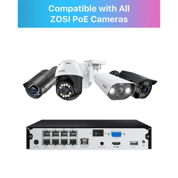 REOLINK NVS 4K 8 Channel PoE NVR for Home Security Camera System