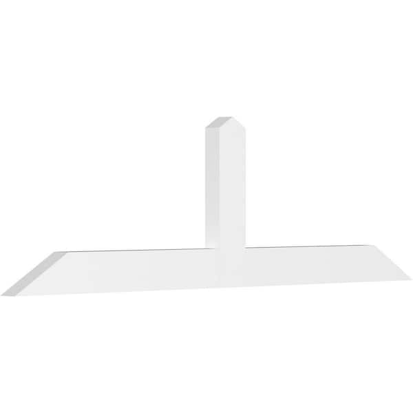 Ekena Millwork Portland 60 in. W x 17.5 in. H x 2 in. D Signature Polyurethane Bracket