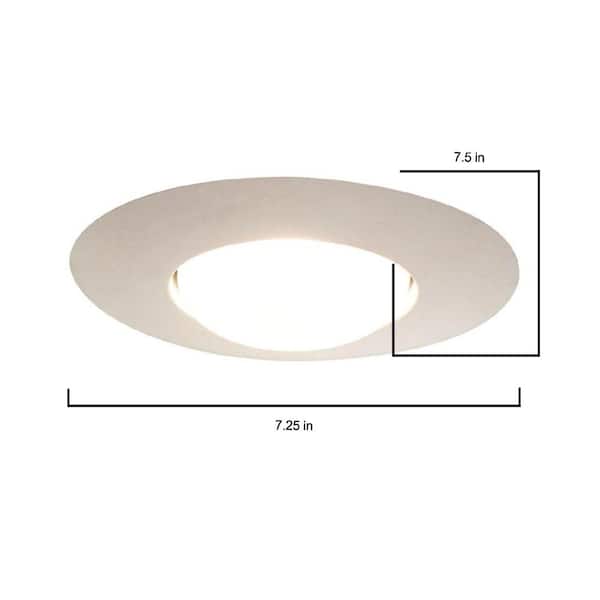 Halo 301 Series in. White Recessed Ceiling Light Open Splay Trim (12-Pack)  301P-12PK The Home Depot