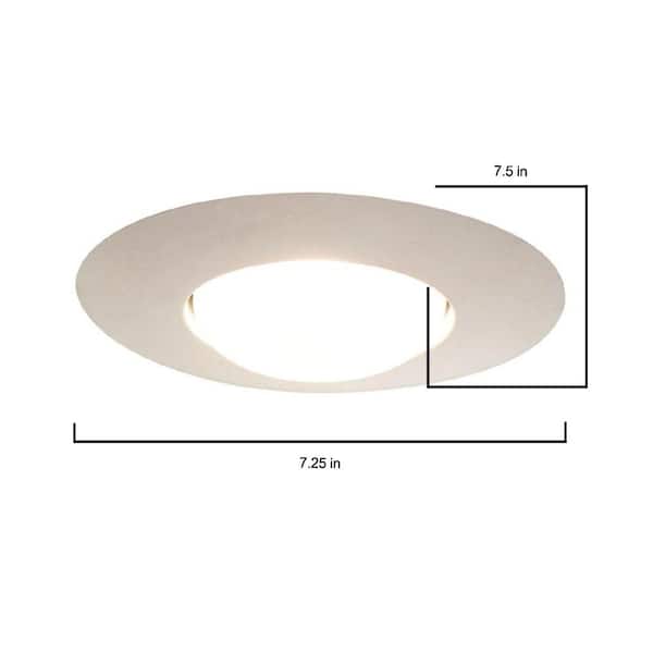 301 Series 6 in. White Recessed Ceiling Light Open Splay Trim (12-Pack)