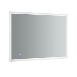 Angelo 48 in. W x 36 in. H Frameless Rectangular LED Light Bathroom Vanity Mirror