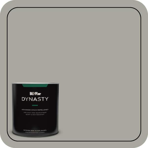 BEHR DYNASTY 1 qt. #PPU25-05 Old Celadon Semi-Gloss Enamel Interior Stain-Blocking Paint and Primer