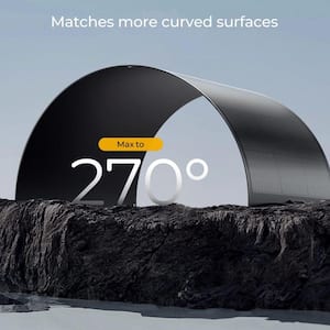 200-Watt Fiberglass Curved Portable 10BB Solar Panel