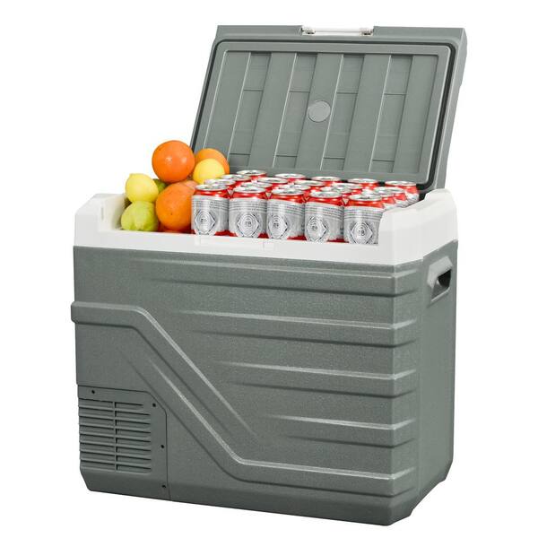 Alpicool 46 Qt. Portable Car Refrigerator 12-Volt Electric Cooler Freezer minus 4°F x 68°F Compressor Fridge Chest Cooler