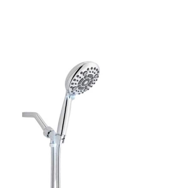 Unbranded Roxy 4-Spray Wall Mount Handheld Shower Head 1.5 GPM in Chrome 16GS-34366