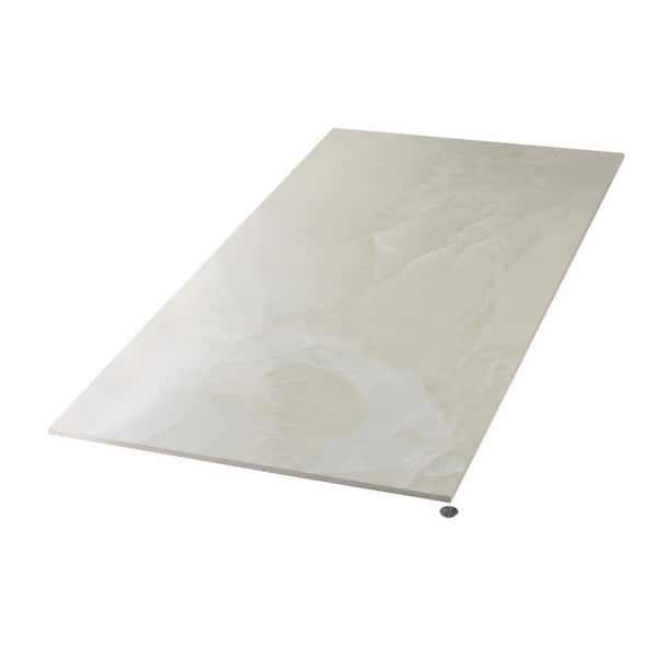 Apollo Tile Splendor White 24 in. x 48 in. Lappato Porcelain