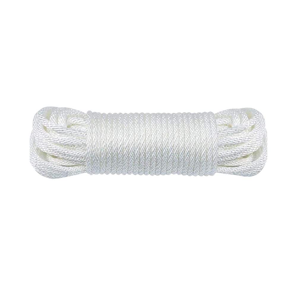 Solid Braid 1/4 in. Polyester Outdoor Flagpole Rope Halyard Line UV Resistant Low-Stretch 50 Feet Long price history on PriceWatchPro