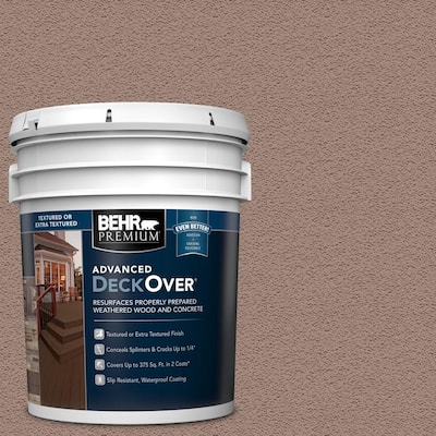 5 gal. #SC-160 Rose Beige Textured Solid Color Exterior Wood and Concrete Coating