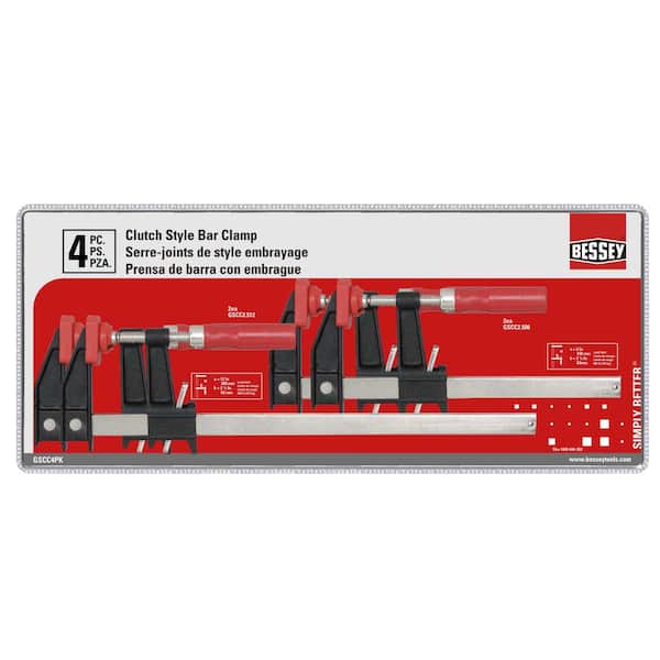BESSEY Clutch Clamp Set (4-Piece)