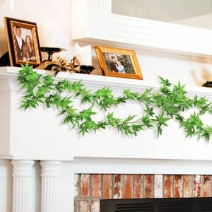 6 ft. Artificial Japanese Maple Leaf Vine Plant Greenery Foliage Garland (Set of 2)