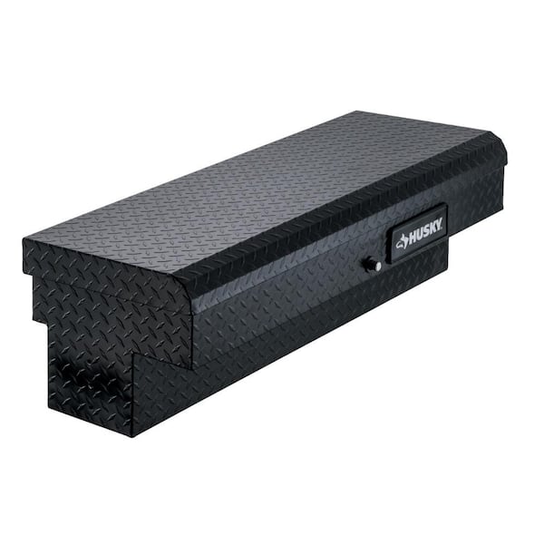 Husky 46.8 in. Matte Black Aluminum Lo-Side Side Mount Truck Tool Box