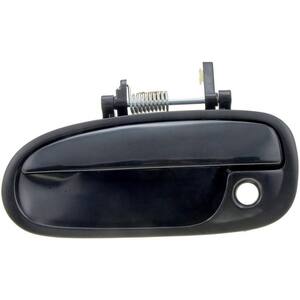 Smooth Black Rear Exterior Door Handle Pair For 96-00 Honda Civic Sedan – Left & Right