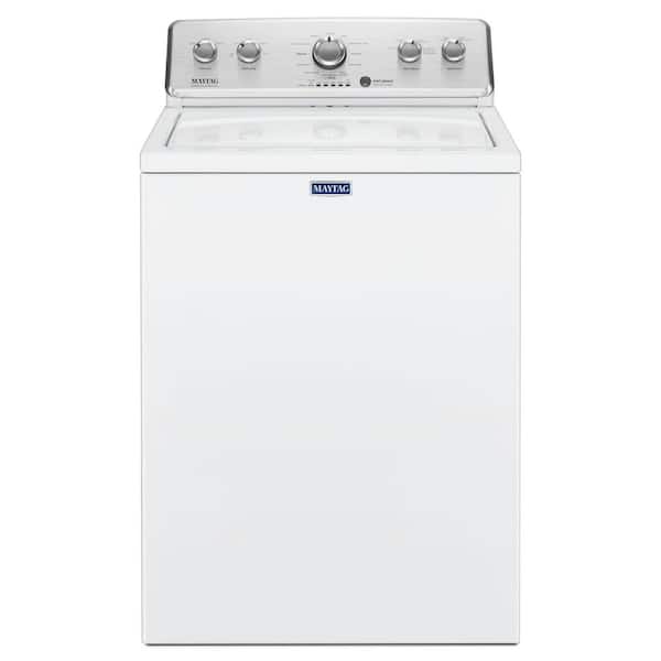 Maytag 3.8 cu. ft. High-Efficiency White Top Load Washing Machine with Deep Fill Option 0