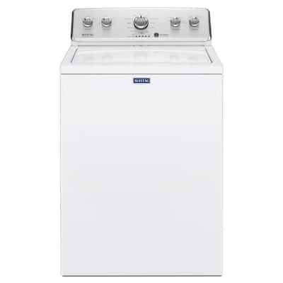 3.8 cu. ft. High-Efficiency White Top Load Washing Machine with Deep Fill Option