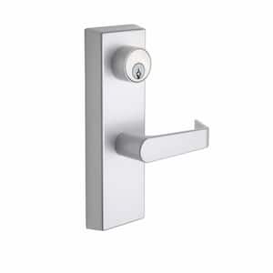 Esutcheon Handle Satin Stainless Entry Door Lever with Clutch