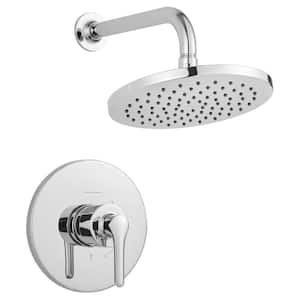 Studio S 1-Handle Water Saving Shower Faucet Trim Kit for Flash Rough-in Valves in Polished Chrome (Valve Not Included)