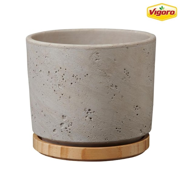 Garonne Gold and Grey Pots Set - 6.7 + 5.4 inch