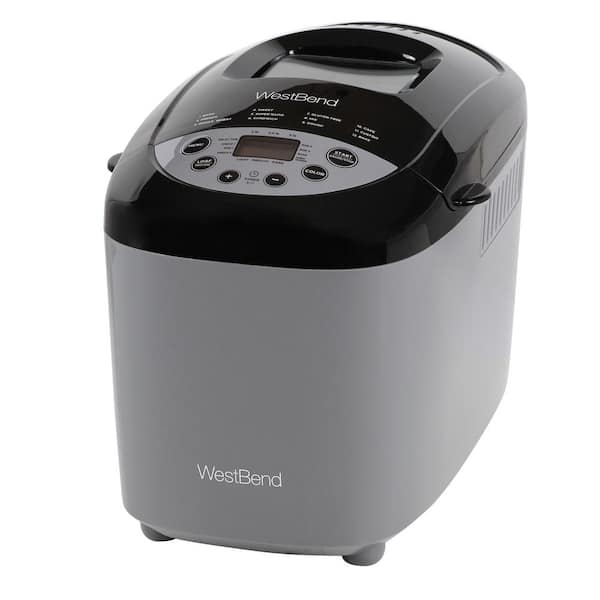 West Bend Hi-Rise Bread Gray Maker with 12-Preset Digital Controls 47413 -  The Home Depot