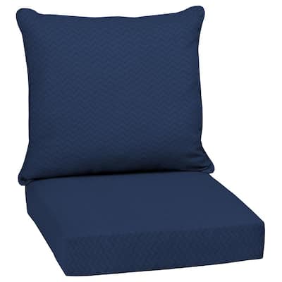 Blue Outdoor Cushions Patio Furniture The Home Depot