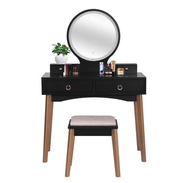 Veikous 53 1 In H X 35 4 W 16 5, Vanity For Bedroom With Lights