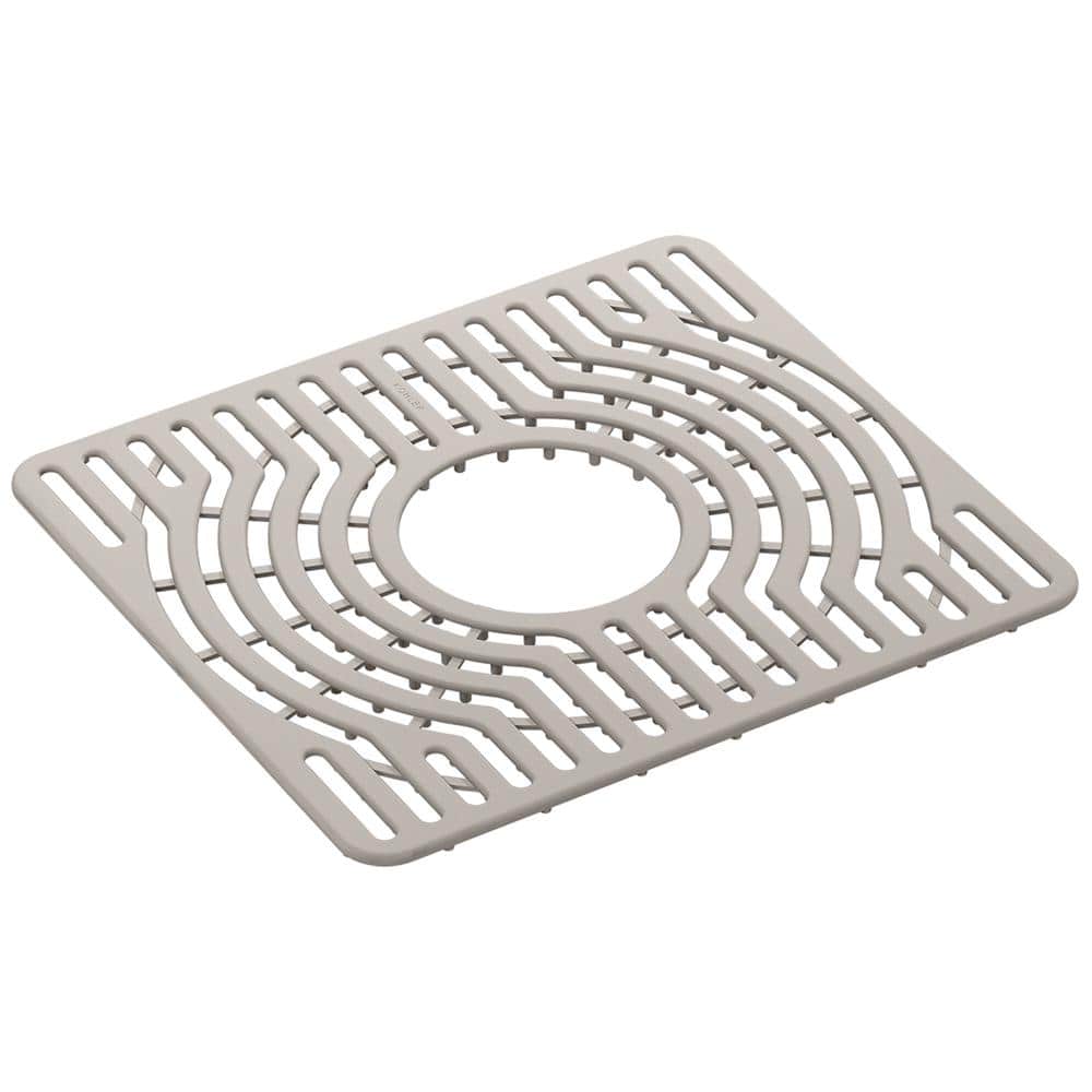 2 PC Kitchen Sink Mat Non-Slip Rubber Drain Pad Protector Food Drainer 10  x 12