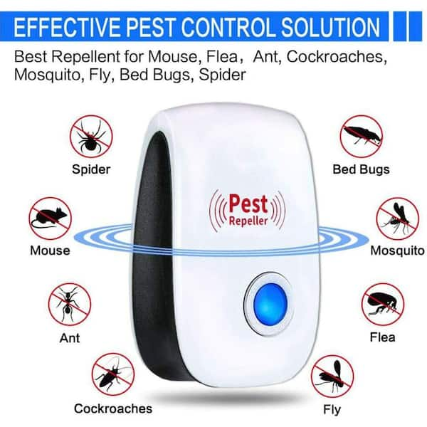 NEW Ultrasonic 2024 Pest Repeller Control Electronic Repellent Mice Rat Reject Indoor