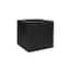 PotteryPots Block Extra Large 24 in. Tall Black Fiberstone Indoor ...