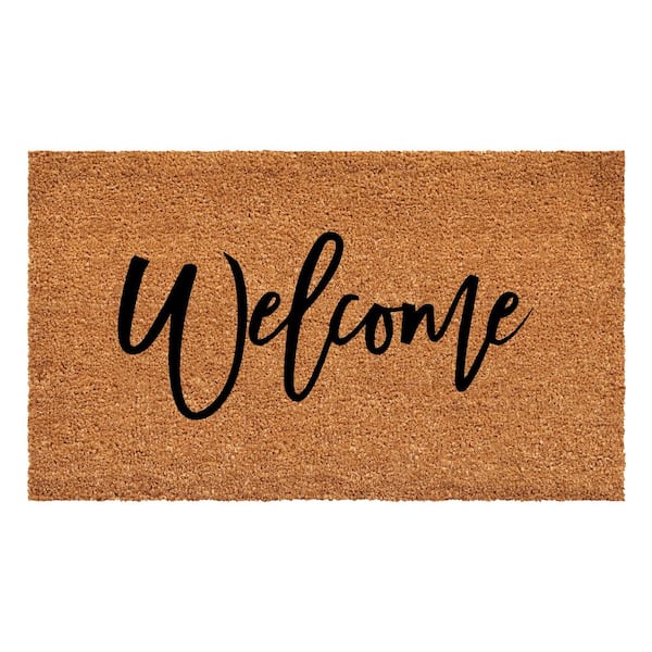 Calloway Mills Cursive Welcome Doormat, 17" x 29"