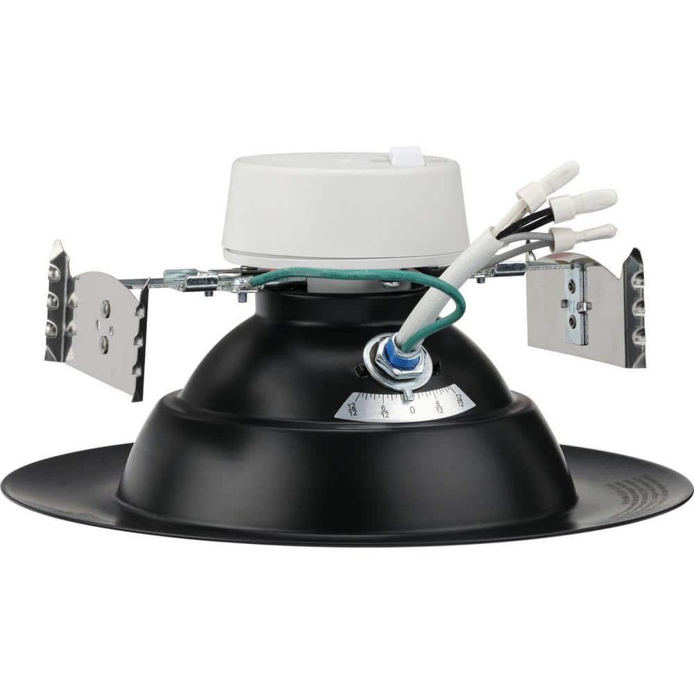 Black Aluminum 7.73" LED Recessed Eyeball Downlight