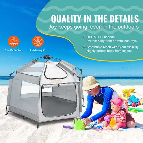 Outdoor playpen best sale with canopy