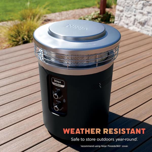 NINJA Fireside 360 Outdoor Heater and Fire Pit OF101BK - The Home