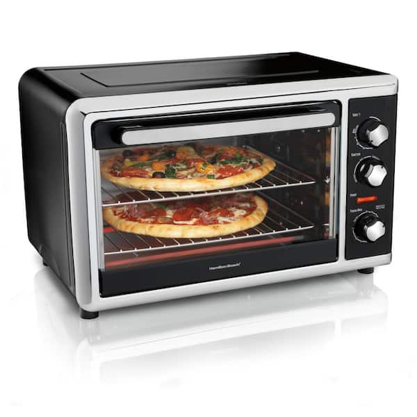 Hamilton Beach Black Countertop Oven, What Is The Largest Countertop Convection Oven