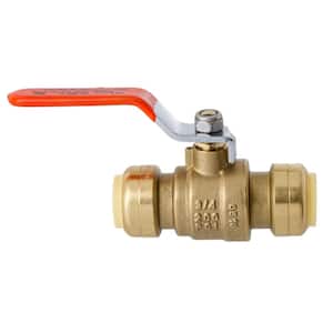 3/4 in. Brass Push- Fit Ball Valve