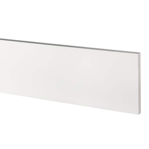 AZEK Azek Traditional 1 in x 8 in. x 18 ft. White PVC Smooth