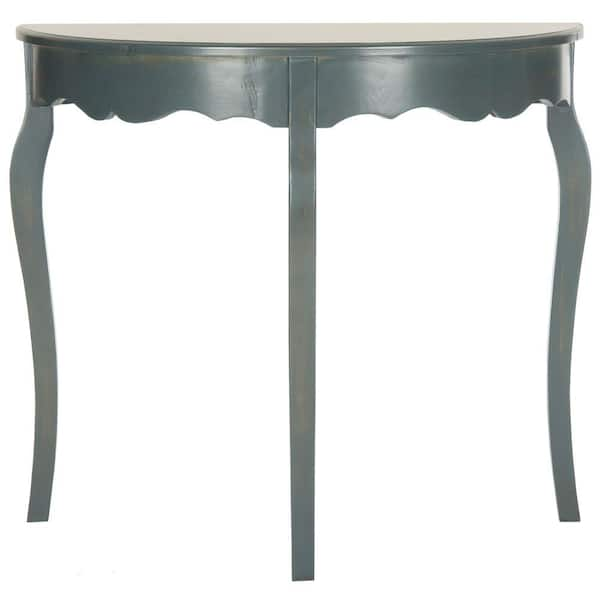 SAFAVIEH Aggie 34 in. Gray Wood Console Table