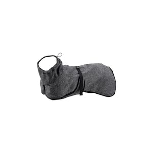 Gray Water Repellent Softshell Dog Jacket Pet Clothes for Spring Autumn in Extra Large Size