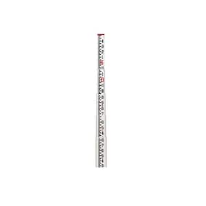 192 in. Multi-Use SCR Fiberglass Leveling Rod Level, 1 EA