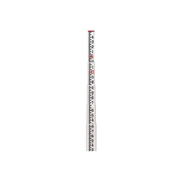 192 in. Multi-Use SCR Fiberglass Leveling Rod Level, 1 EA