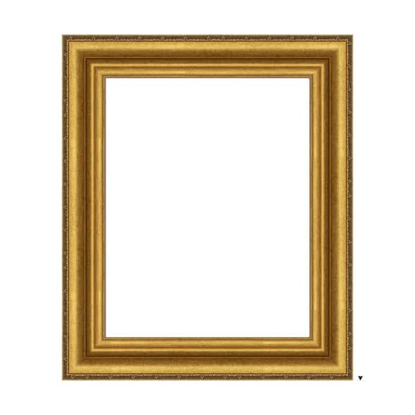 Amanti Art Mirror Makeover Parlor Gold 21.25 in. W x 25.25 in. H Bathroom Mirror Frame Border Kit-Fits a 20 x 24 Mirror