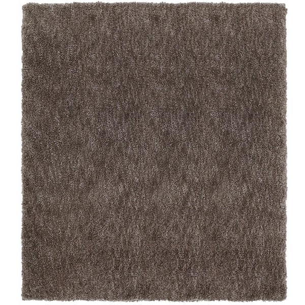 Home Decorators Collection Ethereal Shag Taupe 8 ft. x 8 ft. Square Indoor Area Rug
