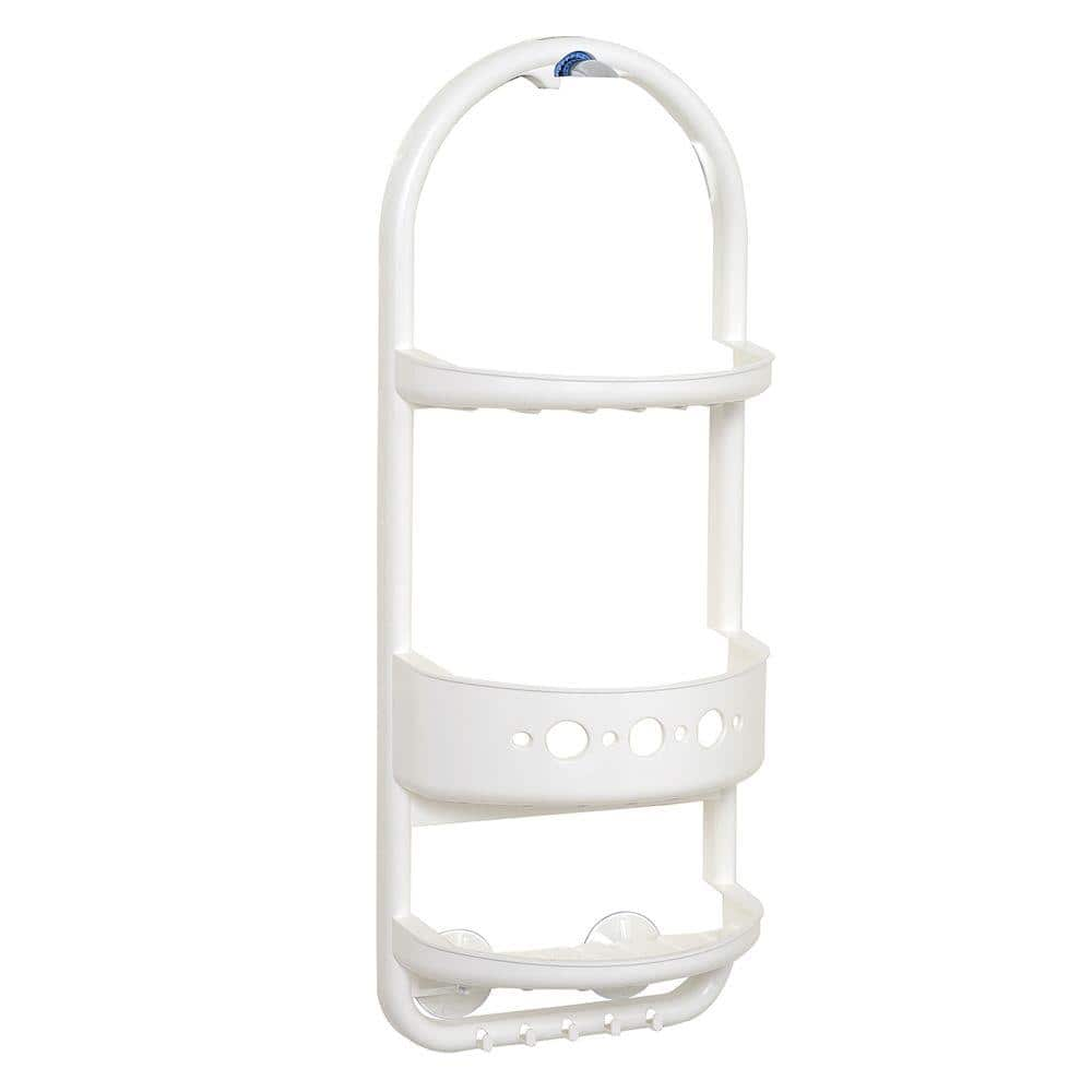 Glacier Bay Over-the-Shower Caddy in Frosted Clear 5890KKHD - The