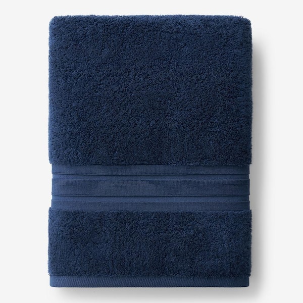 The Company Store Company Cotton Blue Water Solid Turkish Cotton Bath Towel  VK37-BATH-BLUE-WATER - The Home Depot