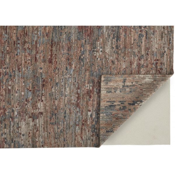 Blue and Red Abstract 12 ft. x 15 ft. Area Rug