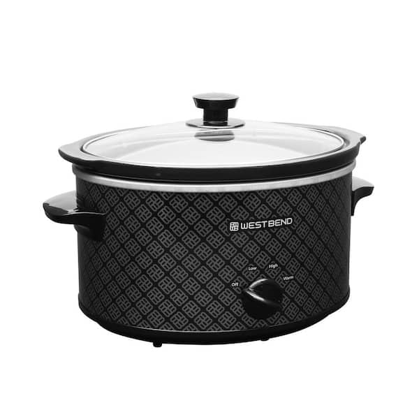West Bend 4 qt. Black Slow Cooker
