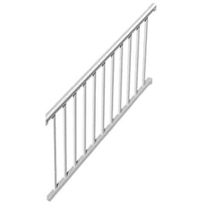 6 ft. x 36 in. 32° to 38° Vinyl Titan Pro Stair Rail Kit with 1-1/4 in. Square Balusters