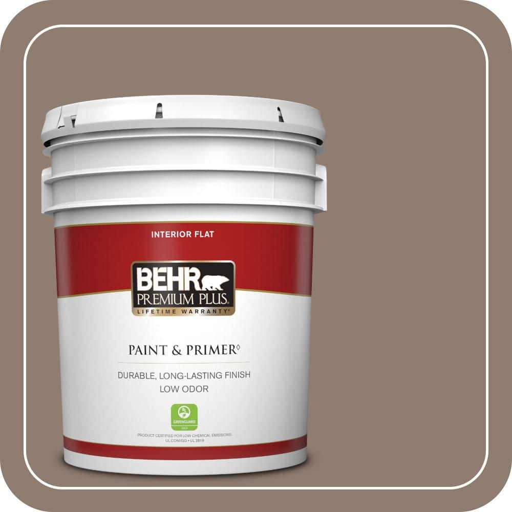 5 gal. #N180-5 Bridle Leather Flat Low Odor Interior Paint & Primer price history on PriceWatchPro