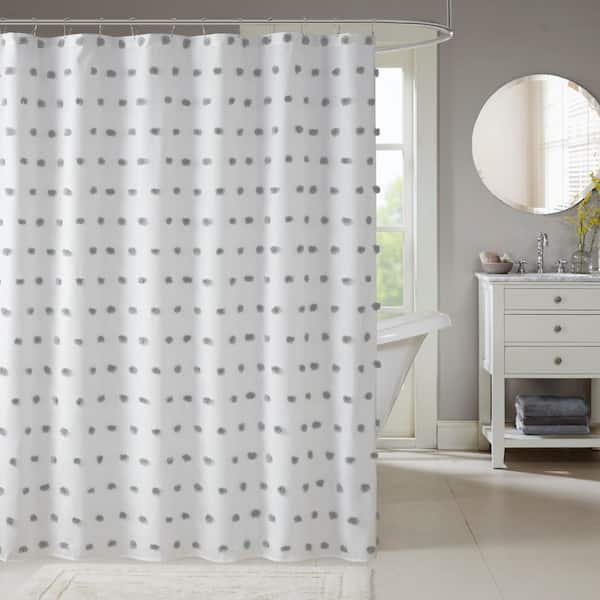 SKL Home Splatter Shower Curtain, Aqua, Size: 70 inch x 72 inch