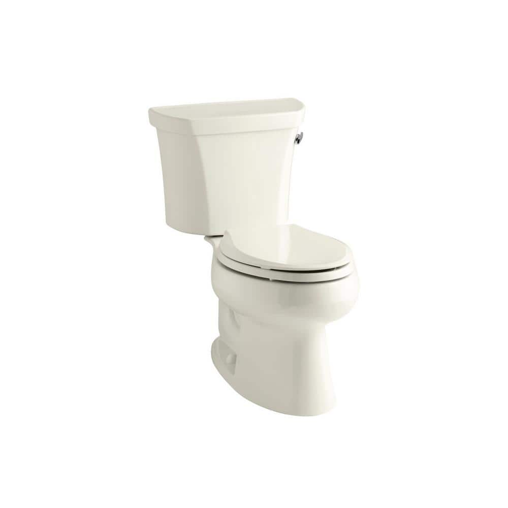 KOHLER Wellworth 2piece 1.6 GPF Single Flush Elongated Toilet in