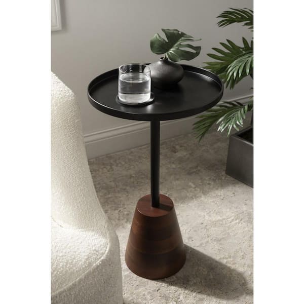 Prost Tall Brass and Marble Round Drink Table + Reviews
